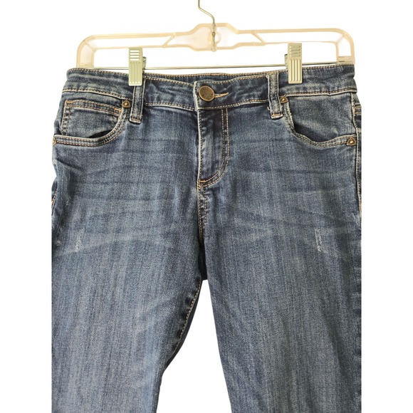 KUT from‎ the Kloth Boyfriend Jeans Medium Wash Distressed Size 2 - Picture 6 of 14